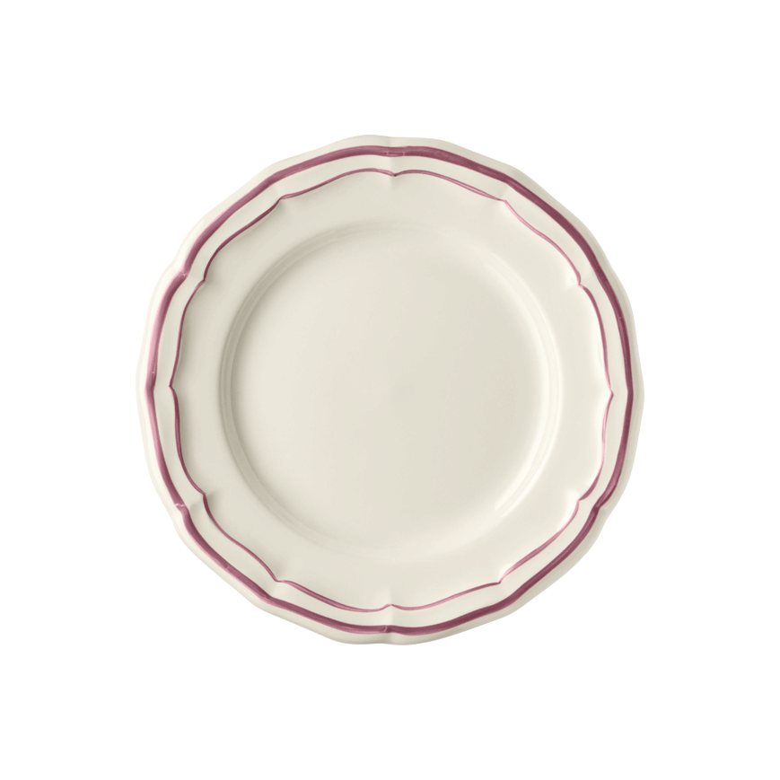Тарелка для канапе Gien Les Filets Pivoines 16,5 см, Белый, Пион