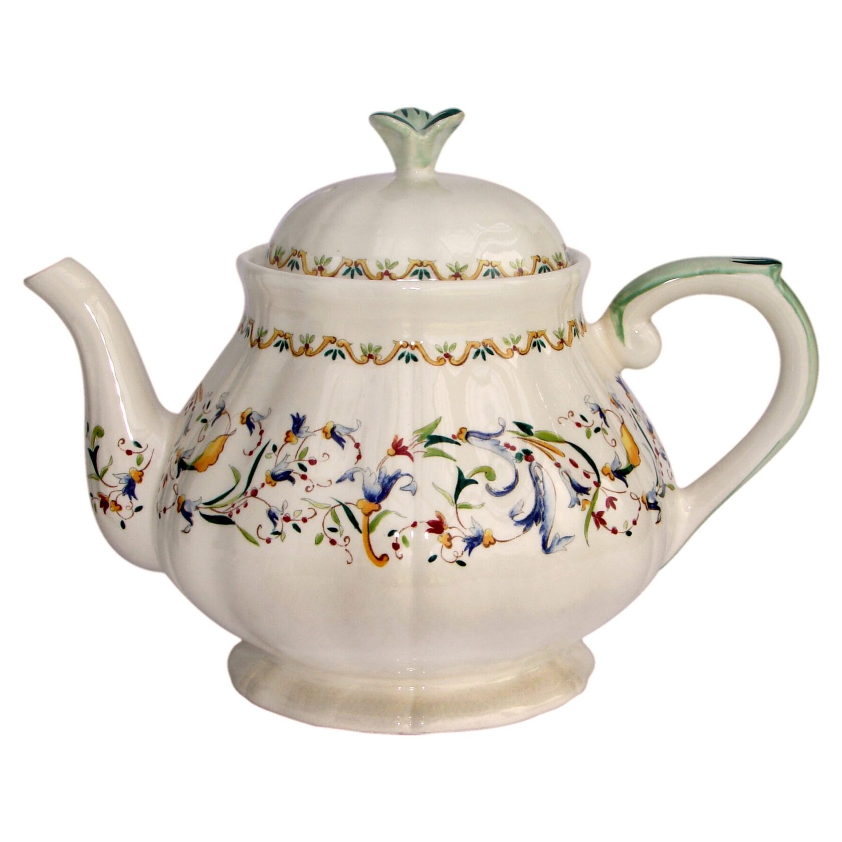 Чайник Gien Toscana 1100 мл, Белый, Разноцветный