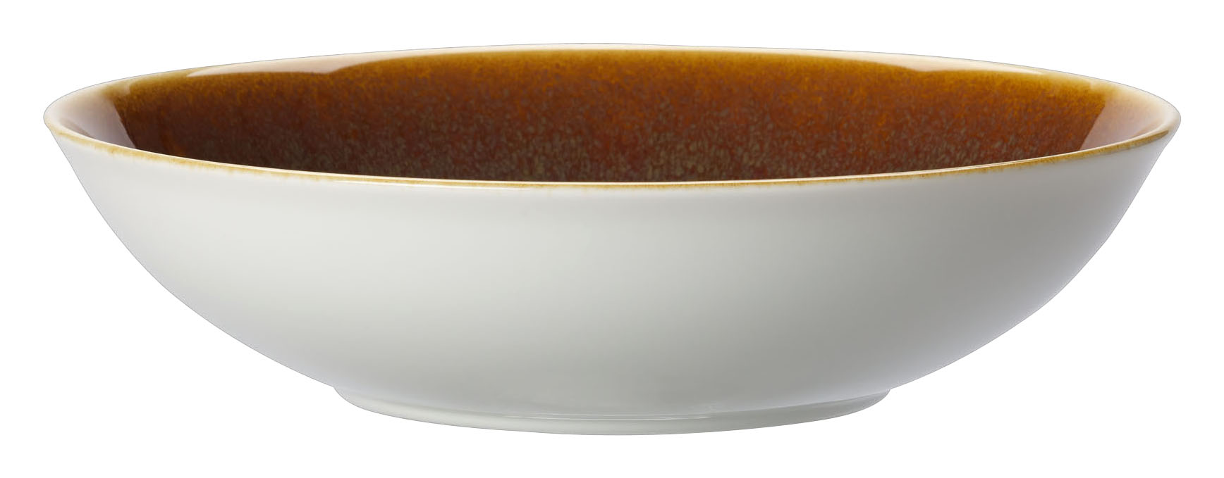 Блюдо Royal Crown Derby Art Glaze Flamed Caramel 30 см, Карамель