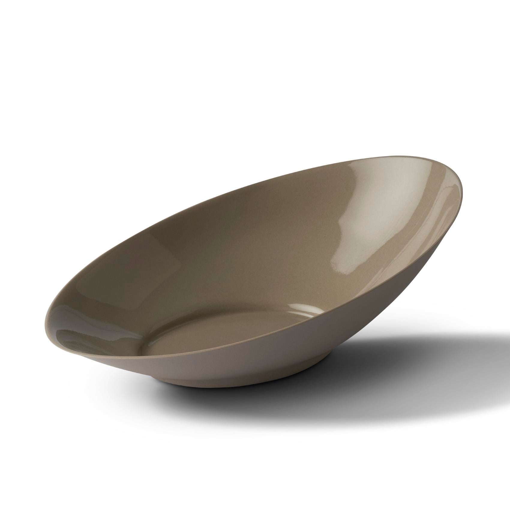 Чаша Esma Dereboy Ellipse 31х11 см, Тауп