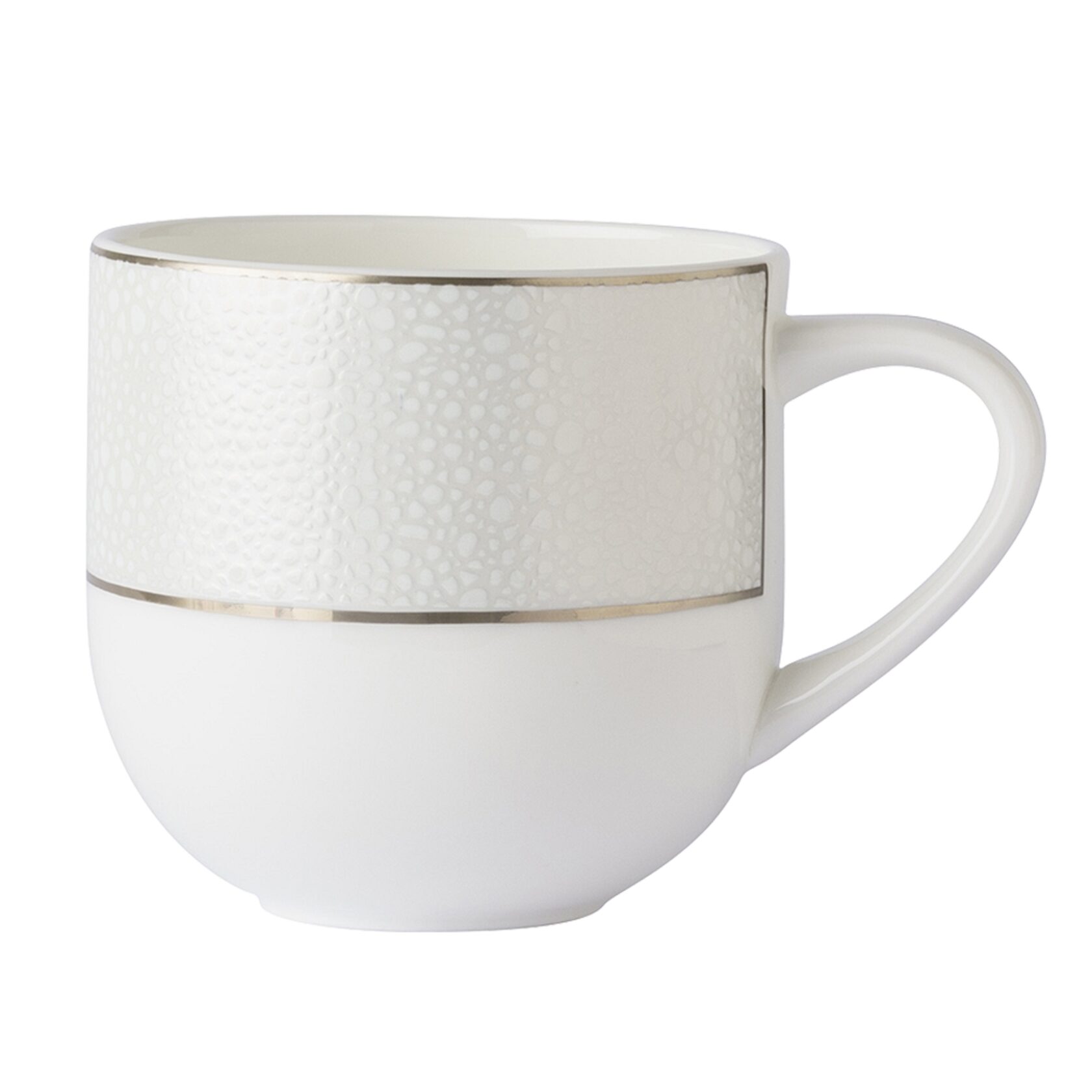 Кружка Royal Crown Derby Effervesce Pearl 340 мл, Белый, Серый