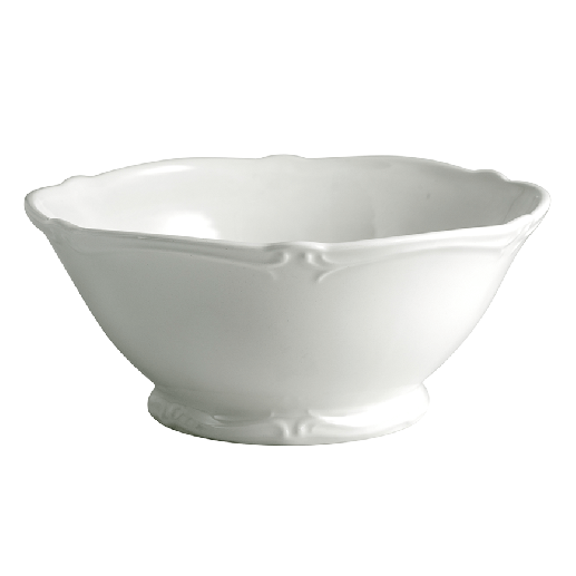 Салатник Gien Rocaille Blanc 1450 мл/24,5 см, Белый