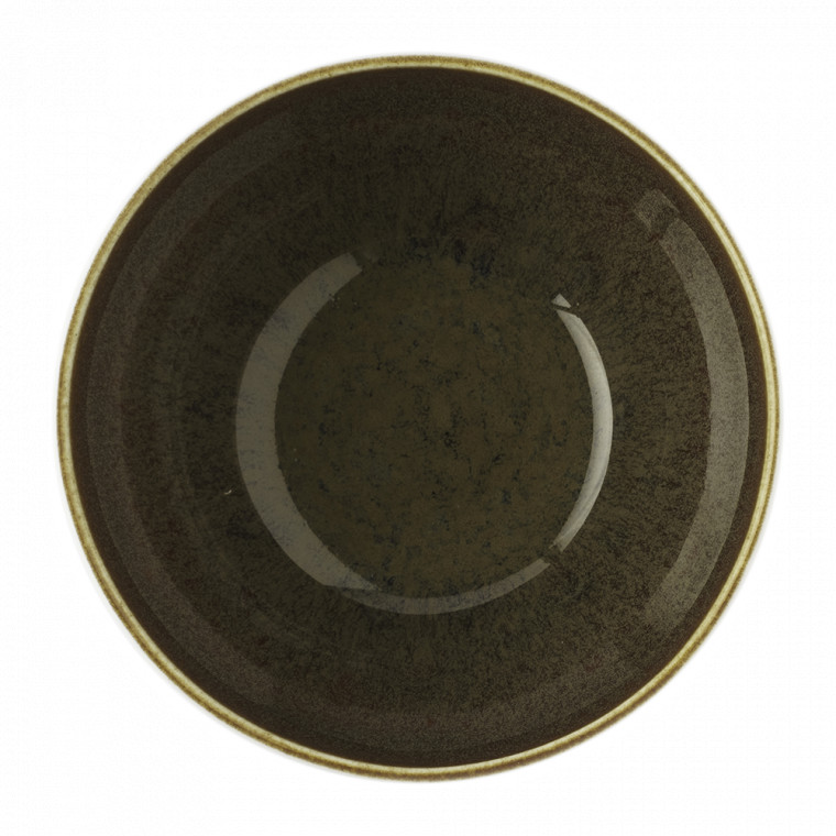 Чаша Royal Crown Derby Art Glaze Flamed Caramel 11,5 см, Карамель