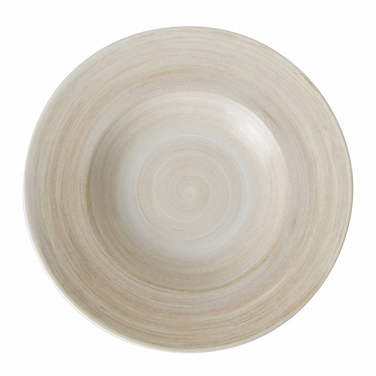 Тарелка-шляпа Royal Crown Derby Studio Glaze Classic Vanilla 27 см, Бежевый