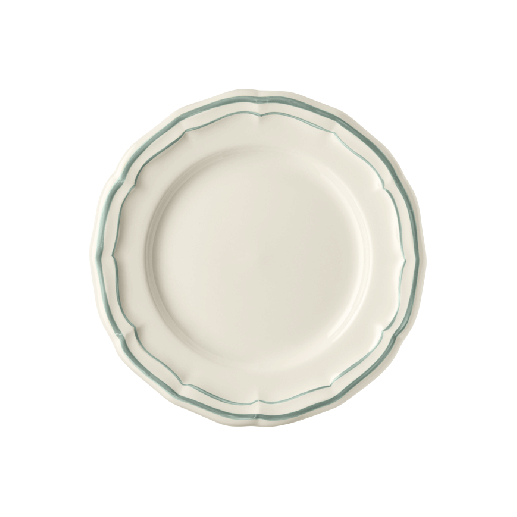 Тарелка для канапе Gien Les Filets Celadon 16,5 см, Белый, Мятный, Набор 4 шт.