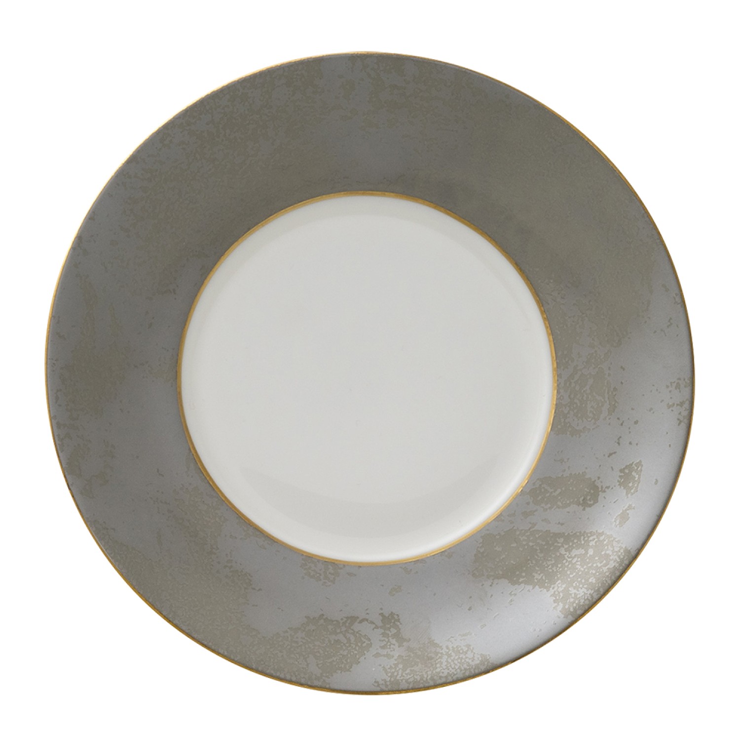 Блюдце Royal Crown Derby Crushed Velvet Grey 15,5 см, Серый