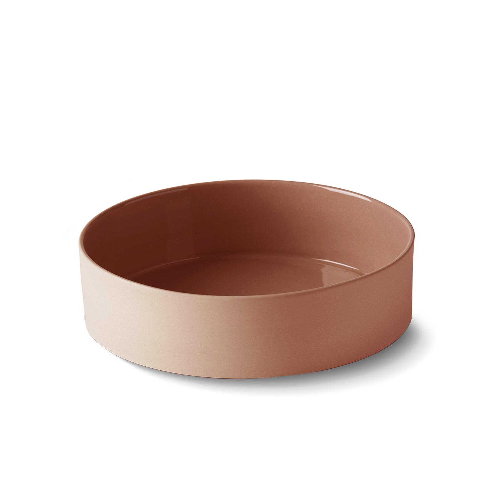 Салатник Esma Dereboy Cylinder 23x5cm, Коралл