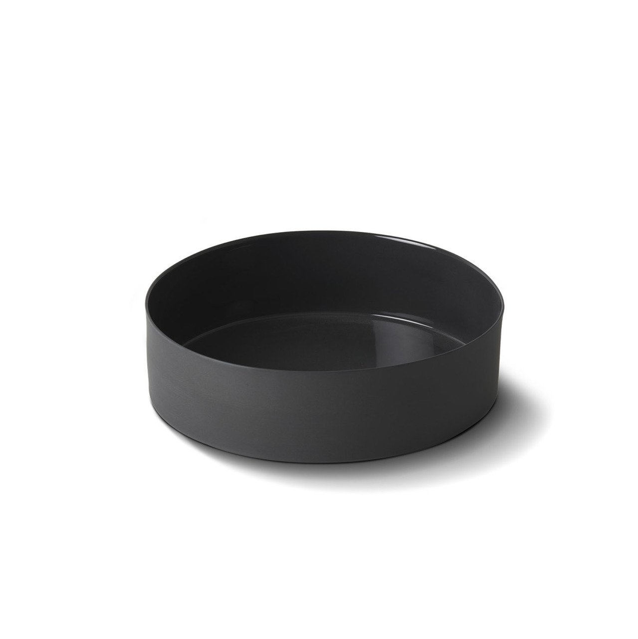 Салатник Esma Dereboy Cylinder 19x5 см, Графит 