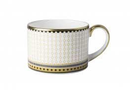 Чашка чайная Royal Crown Derby Oscillate Ochre 255 мл, Белый, Золотой