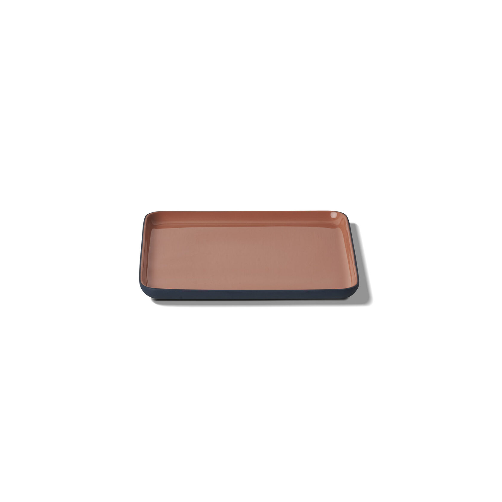 Тарелка квадратная Esma Dereboy Square 18x18x1,2 см, Океан, Коралл