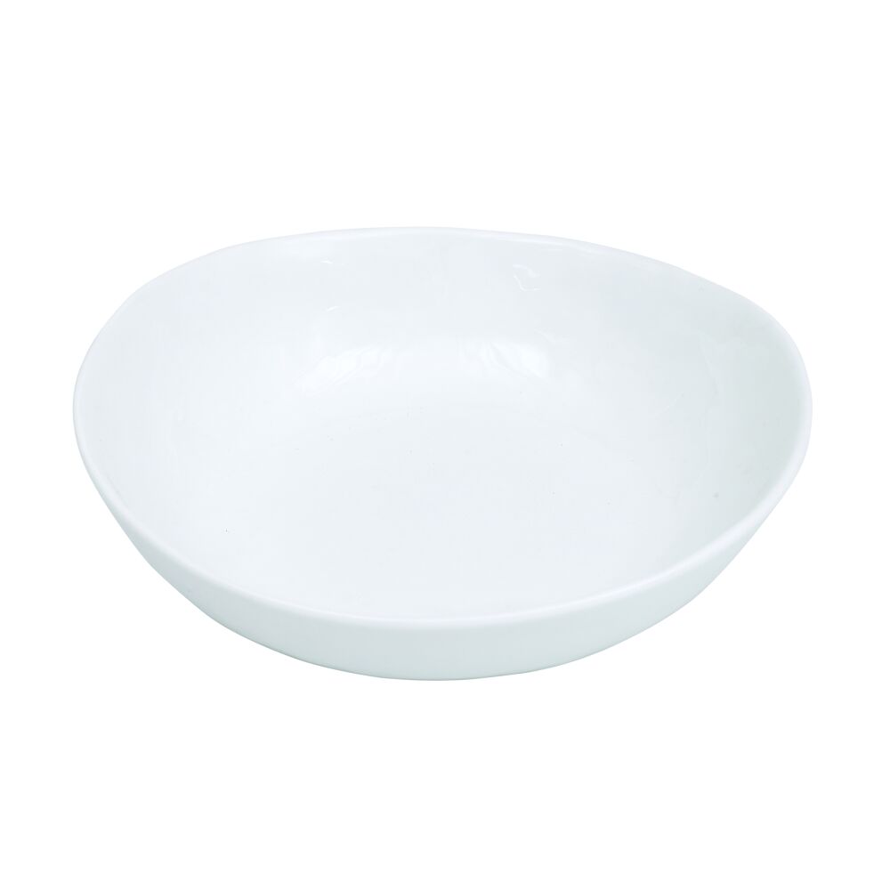 Тарелка для супа Porcelino White овальная Pomax Porcelino Wheit 17х16х4 см, Белый