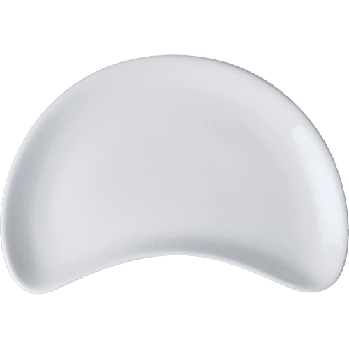 Тарелка полумесяц Royal Crown Derby Whitehall 26,5 см, Белый