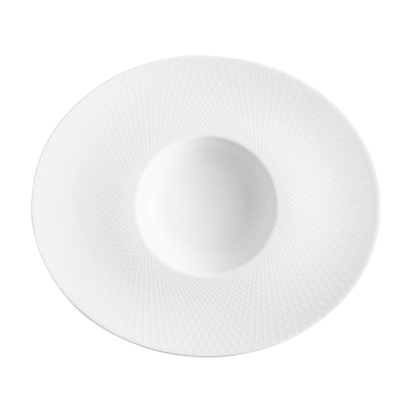 245455_GRAPHIQUE_CLASSIQUE_BLANC_ASSIETTE_GOURMET_OVALE_30x26_CM_V1